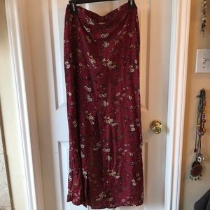 Mossimo Floral Maxi Skirt